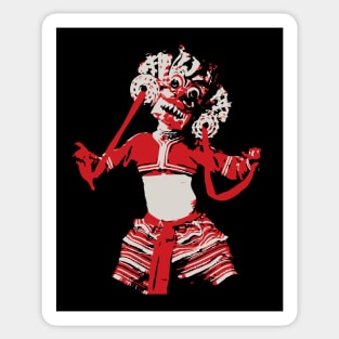 Sri Lankan Traditional Mask Dance Sticker